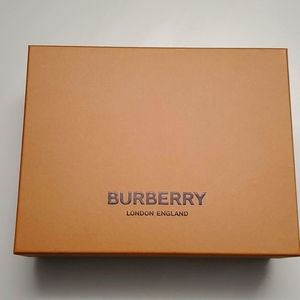 Empty Burberry box